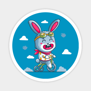 Rabbit ride tricycle Magnet